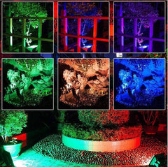 Foco proyector LED RGB 50W con mando  IP65