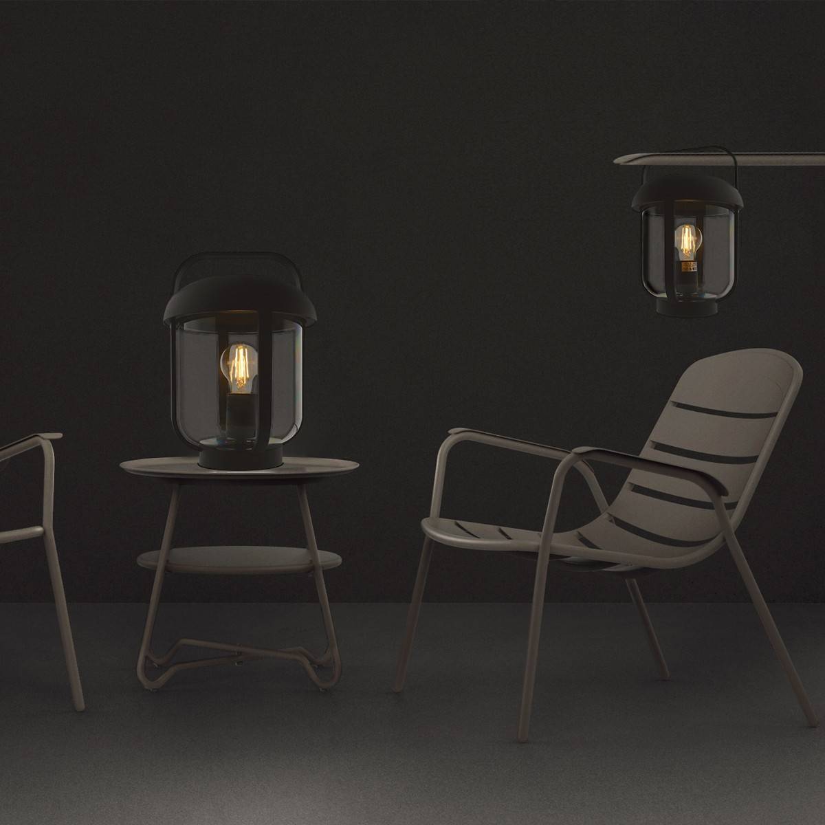 Lámpara exterior "Serène" IP44 E27