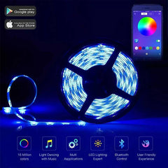 Tira LED inteligente IC RGB 12V DC - 14,4 W/m - IP65 - 60 LED/m - Ancho 10mm - 5 metros