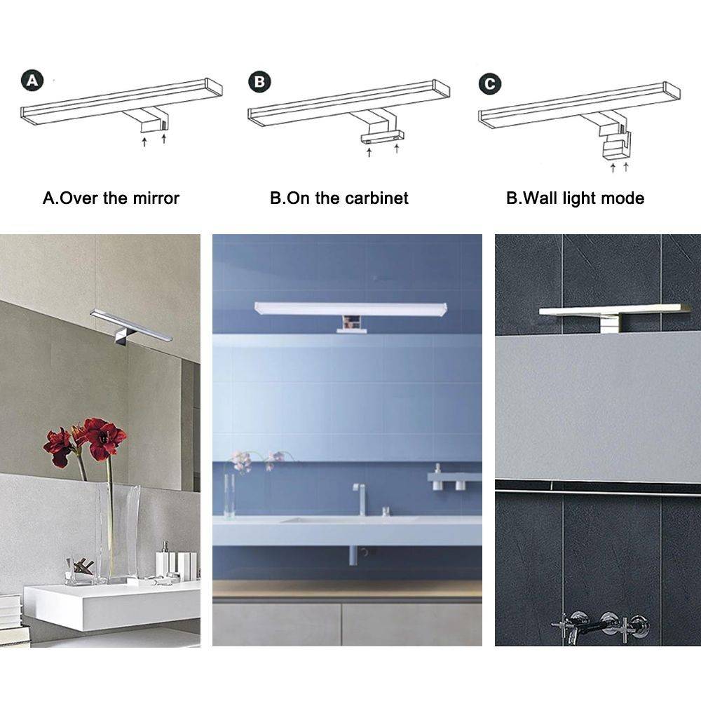 Aplique espejo baño LED 8W - 40cm