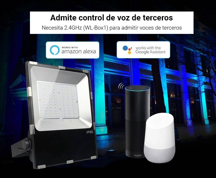 Proyector LED exterior 100W RGB+CCT | MI LIGHT