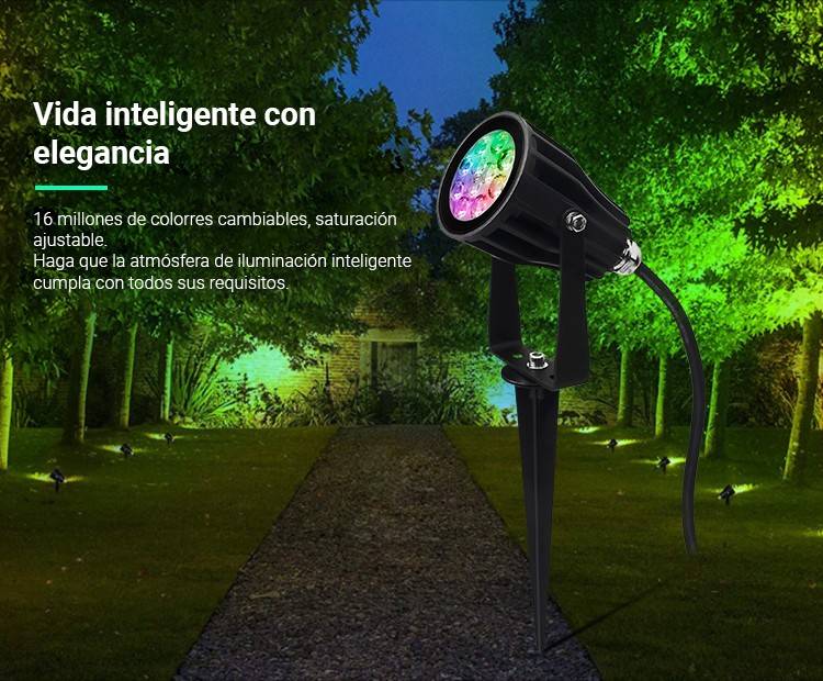 Foco de jardín con pincho LED 6W RGB+CCT | Mi Light