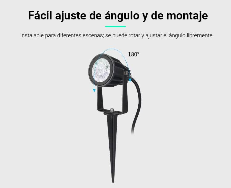 Foco de jardín con pincho LED 6W RGB+CCT | Mi Light