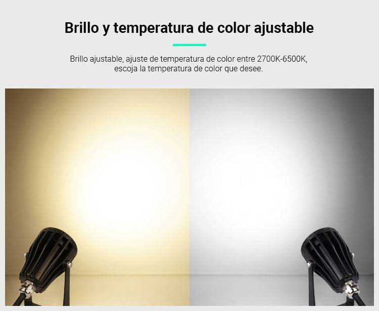 Foco de jardín con pincho LED 6W RGB+CCT | Mi Light
