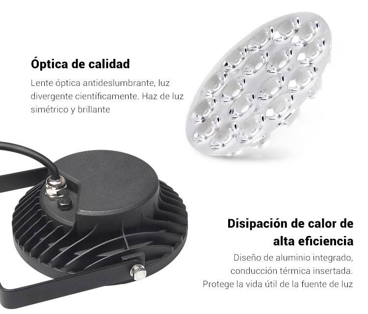 Proyector LED de jardín con pincho 15W RGB+CCT control RF/WiFi  | Mi Light
