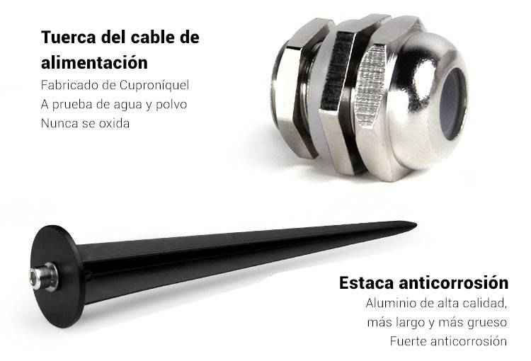 Proyector LED de jardín con pincho 15W RGB+CCT control RF/WiFi  | Mi Light