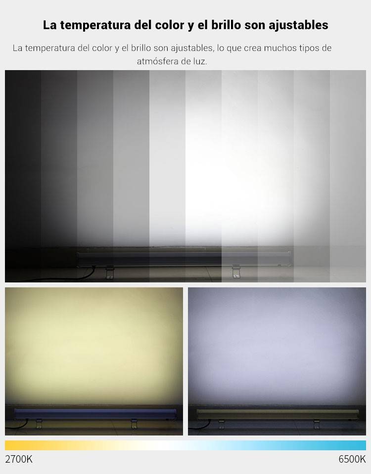 Bañador de pared LED RGB+CCT 24W control RF/WiFi | Mi Light