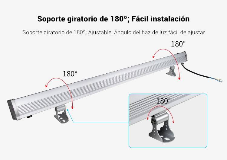 Bañador de pared LED RGB+CCT 24W control RF/WiFi | Mi Light