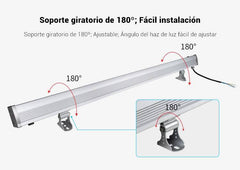 Bañador de pared LED RGB+CCT 48W control RF/WiFi | Mi Light