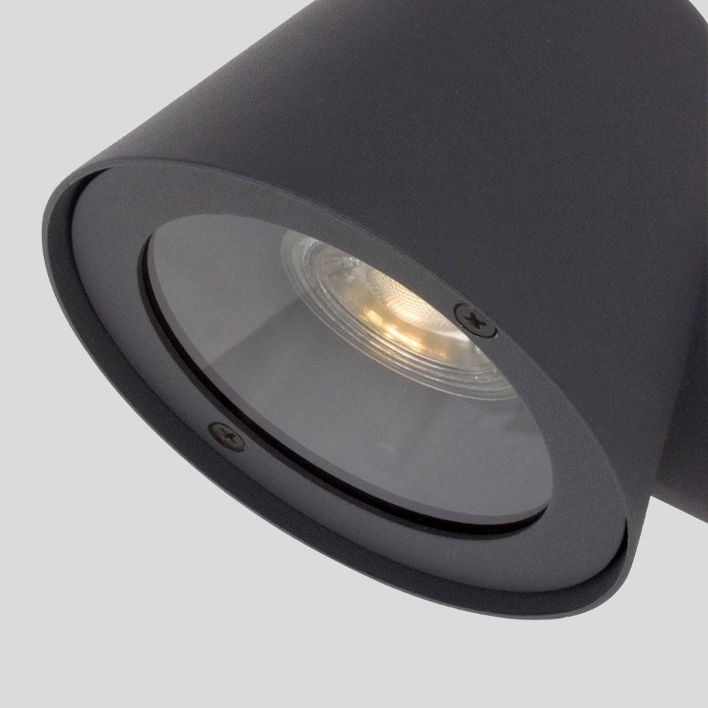 Aplique de pared exterior LED "ALBA" - Bombilla GU10 5W incluida