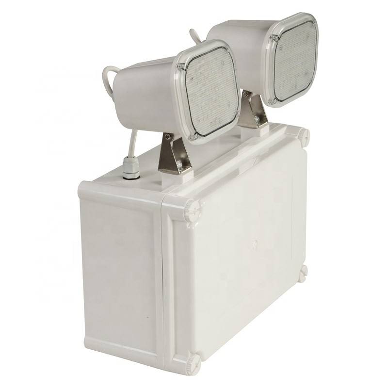 Luz de emergencia LED industrial - 2 x 6W - IP65