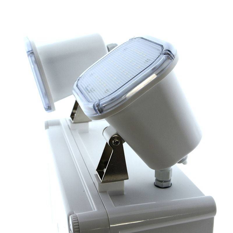 Luz de emergencia LED industrial - 2 x 6W - IP65