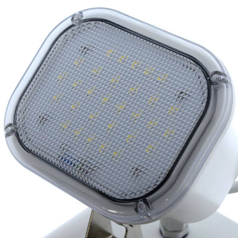 Luz de emergencia LED industrial - 2 x 6W - IP65