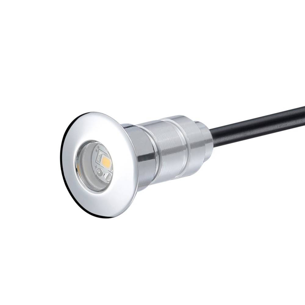 Kit de 6 luces de escalera 0,6W 12V-DC Ø24X38.5mm