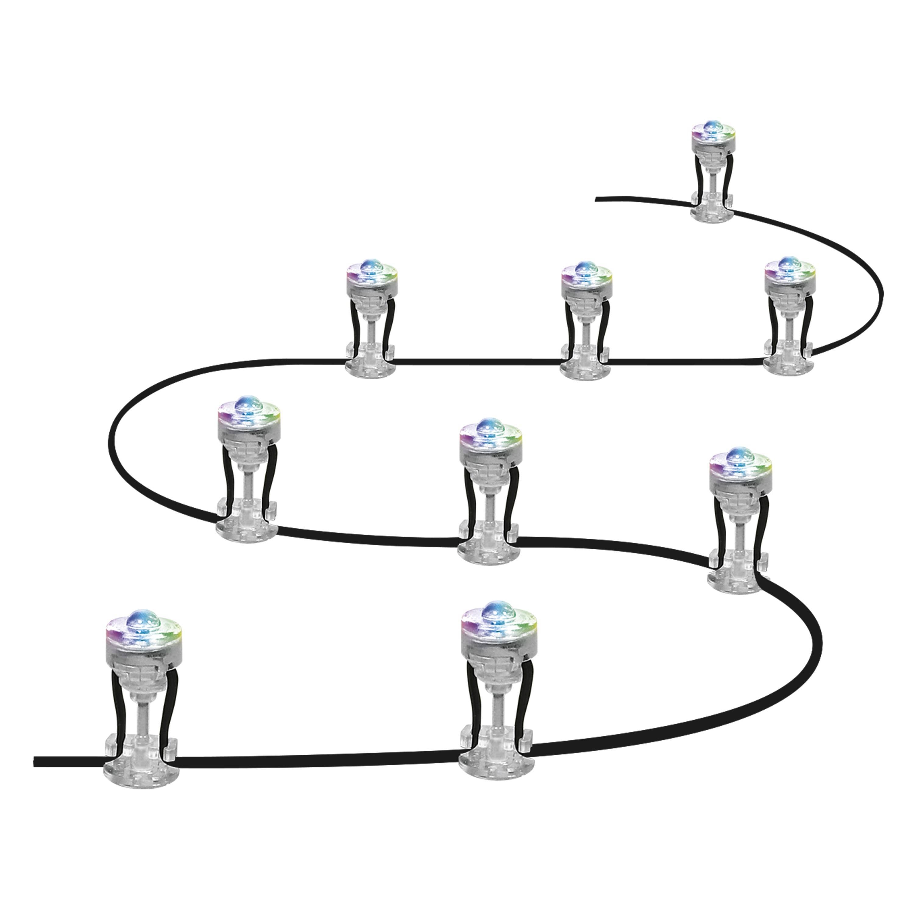 Luces LED Exterior SMART WiFi Garden DOT RGB 9P LED