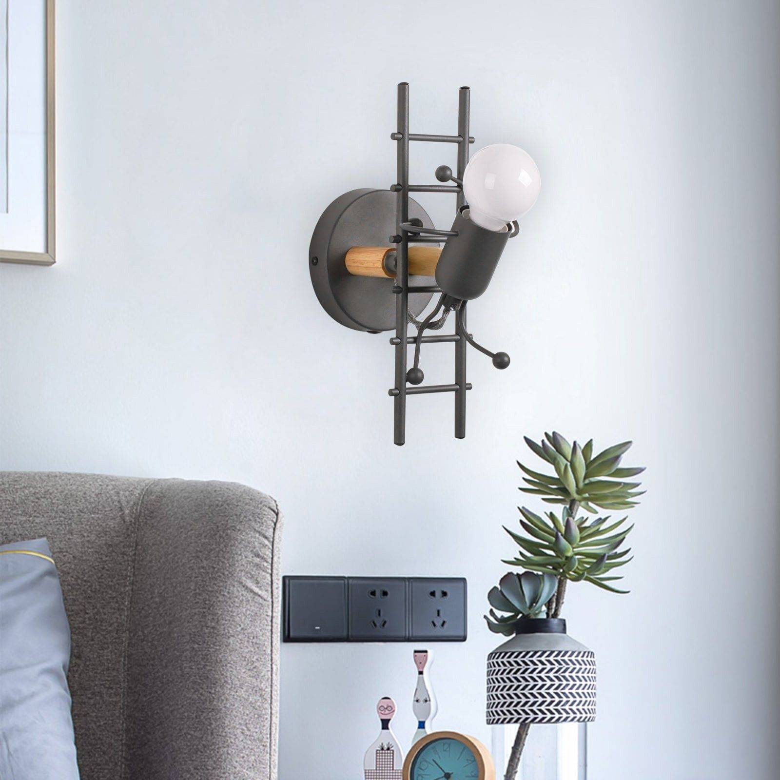Aplique de pared decorativo "Doll" - E27