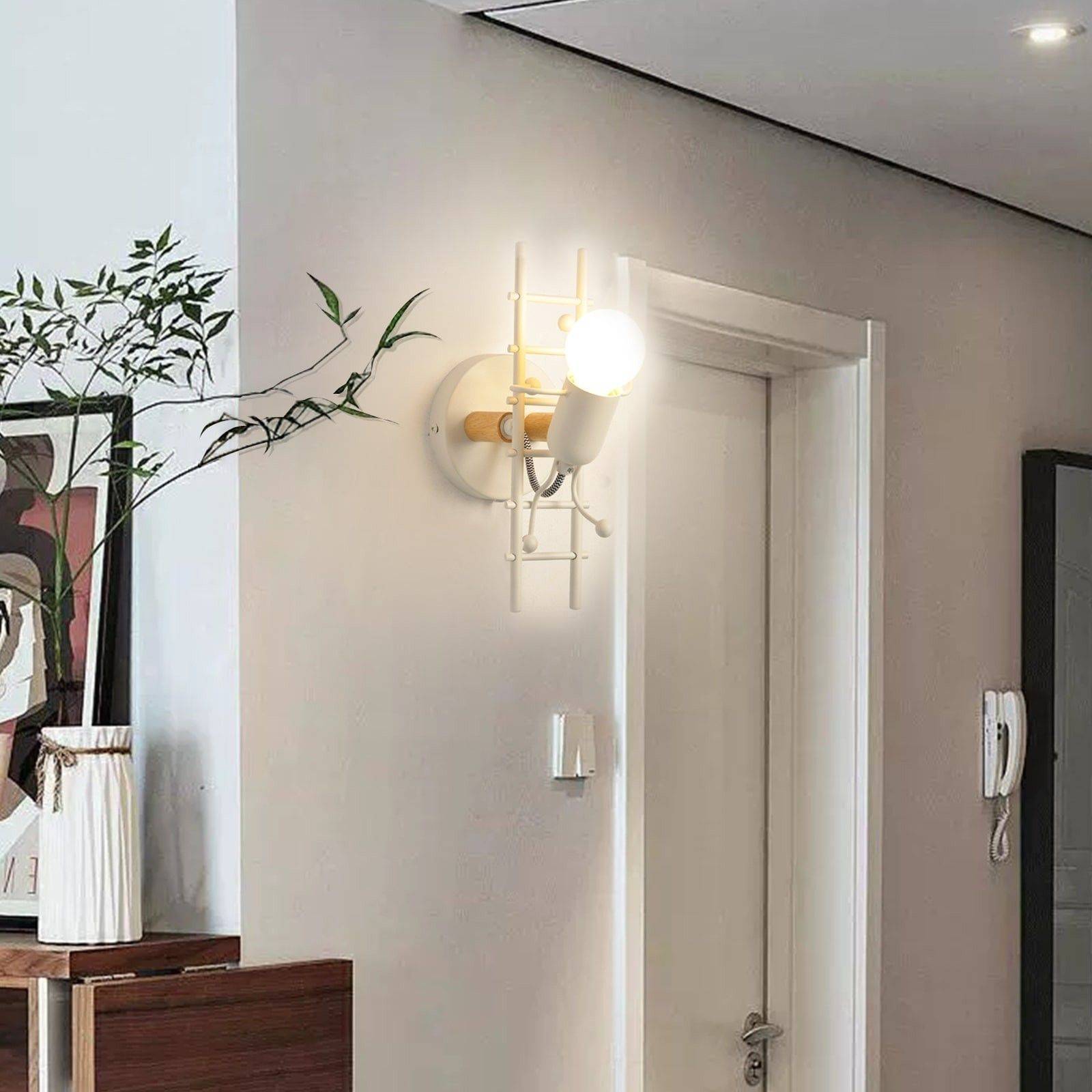 Aplique de pared decorativo "Doll" - E27