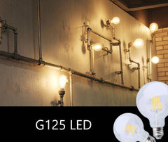Bombilla LED globo filamento E27 G125 - 8W