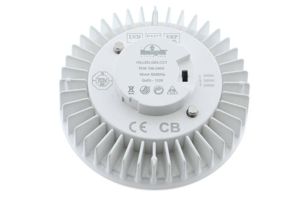 Bombilla LED GX53 CCT 10W - 120º - 975lm