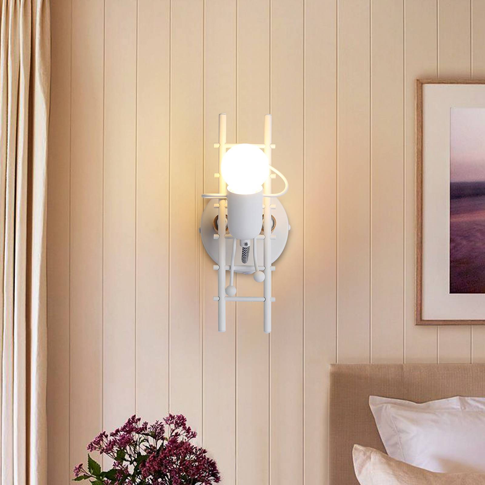 Aplique de pared decorativo "Doll" - E27