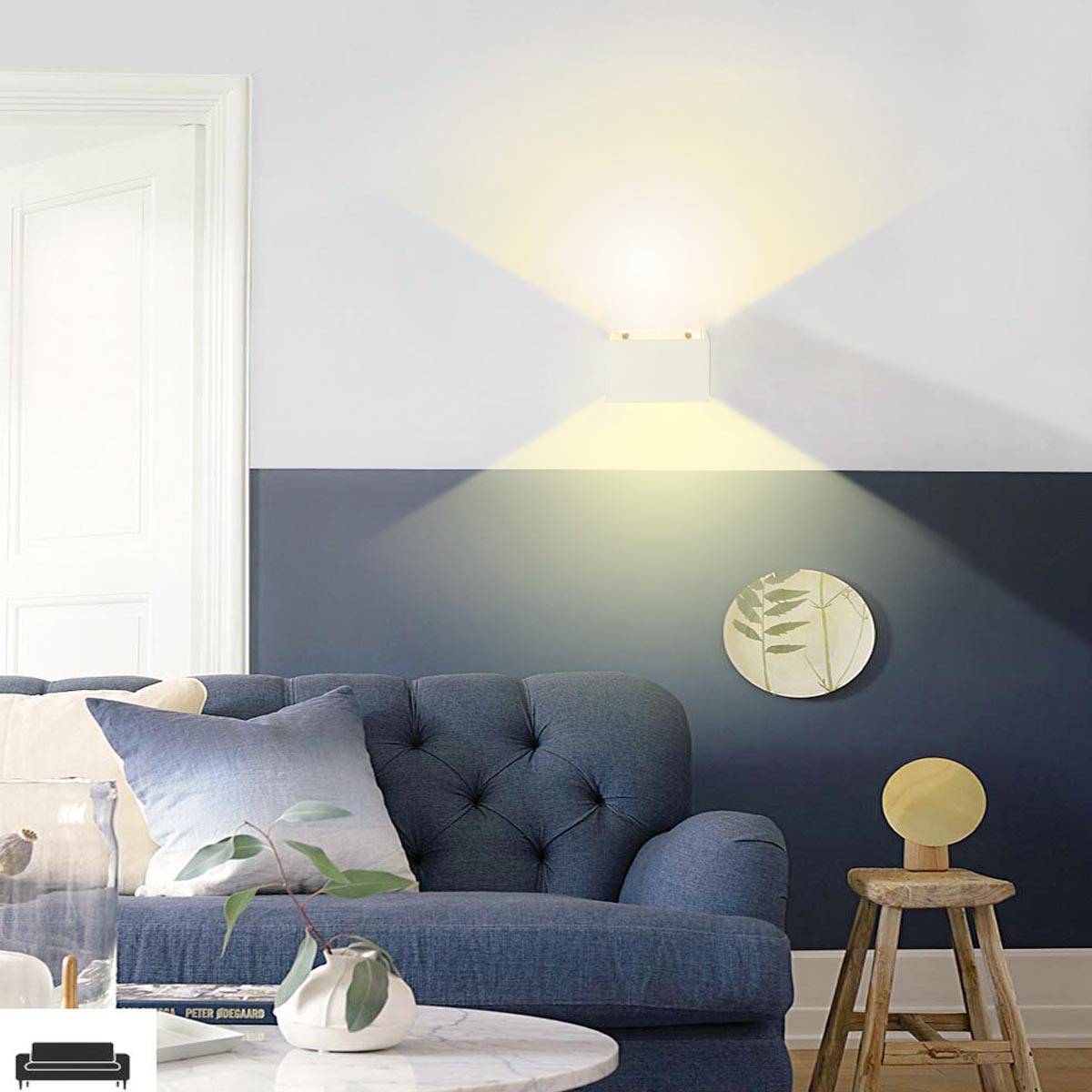 Aplique de Pared LED "QUARE" 10W COB