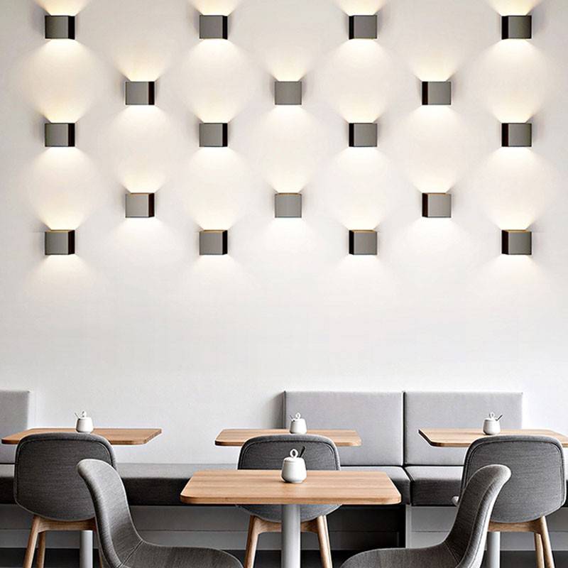 Aplique de pared LED "KUUTIO" 6W 529 lumens