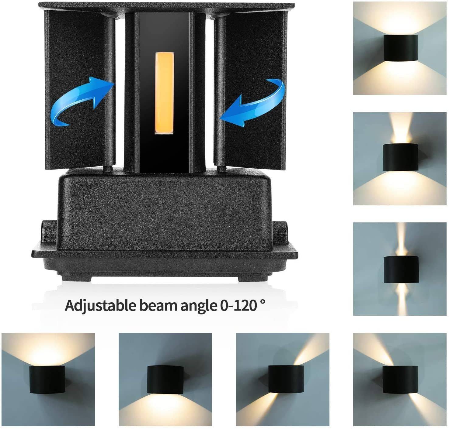 Aplique de pared "LAT" 6W apertura de luz regulable