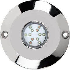 Foco LED sumergible RGB para embarcaciones 12V - 60W - Empotrable en tapón de drenaje