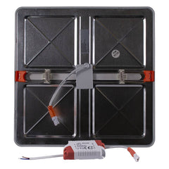 Downlight LED cuadrado empotrable SLIM 20W - Diámetro ajustable