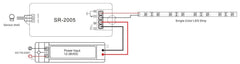 Interruptor con sensor de proximidad IR 12-36V 1Ch 3A