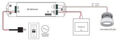 Driver regulable RF PUSH 8-48V 50W multicorriente (250-1500mA) - Perfect RF
