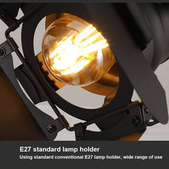 Foco carril trifásico orientable y extensible "Cinema" - E27