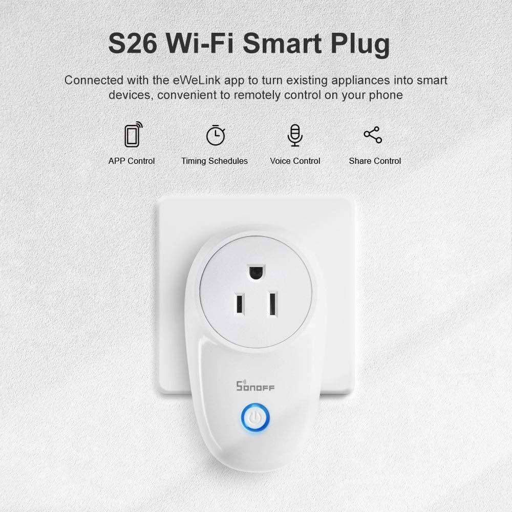 Enchufe inteligente WiFi | SONOFF S26