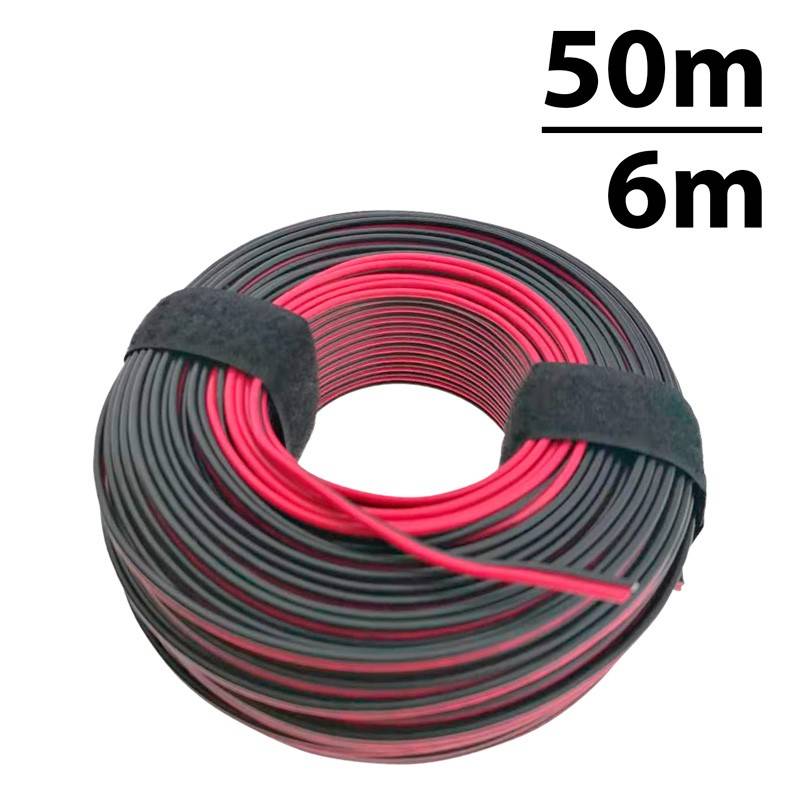 Cable Bipolar Rojo-Negro 2x0.52 12-24V