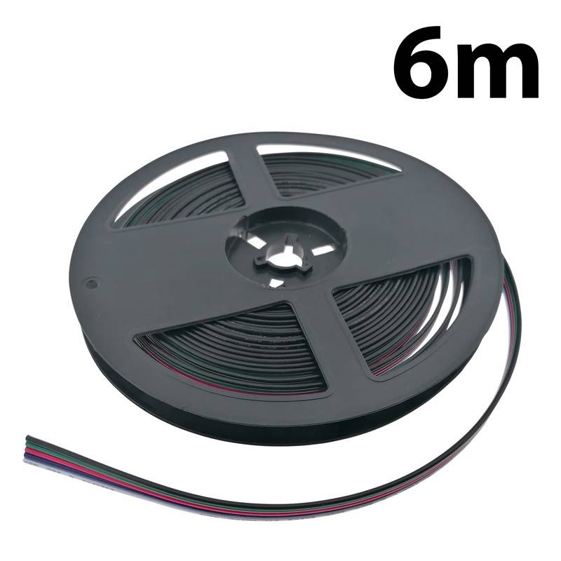 Cable RGBW conector LED RGBW 12-24V