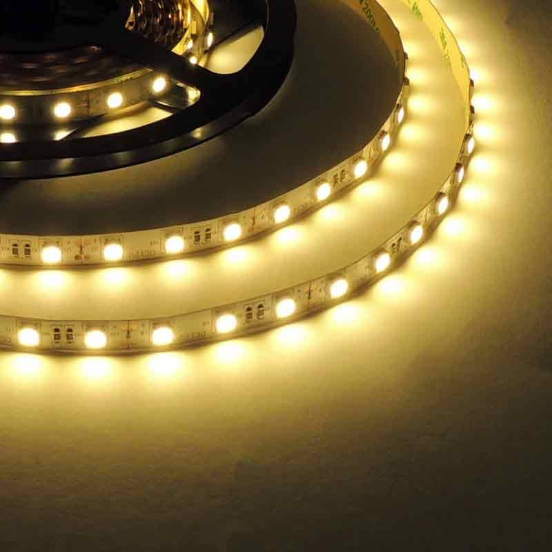 Tira de LED 12V-DC 72W 10mm monocolor IP20 (SMD5050 60cn/m) Rollo 5 metros