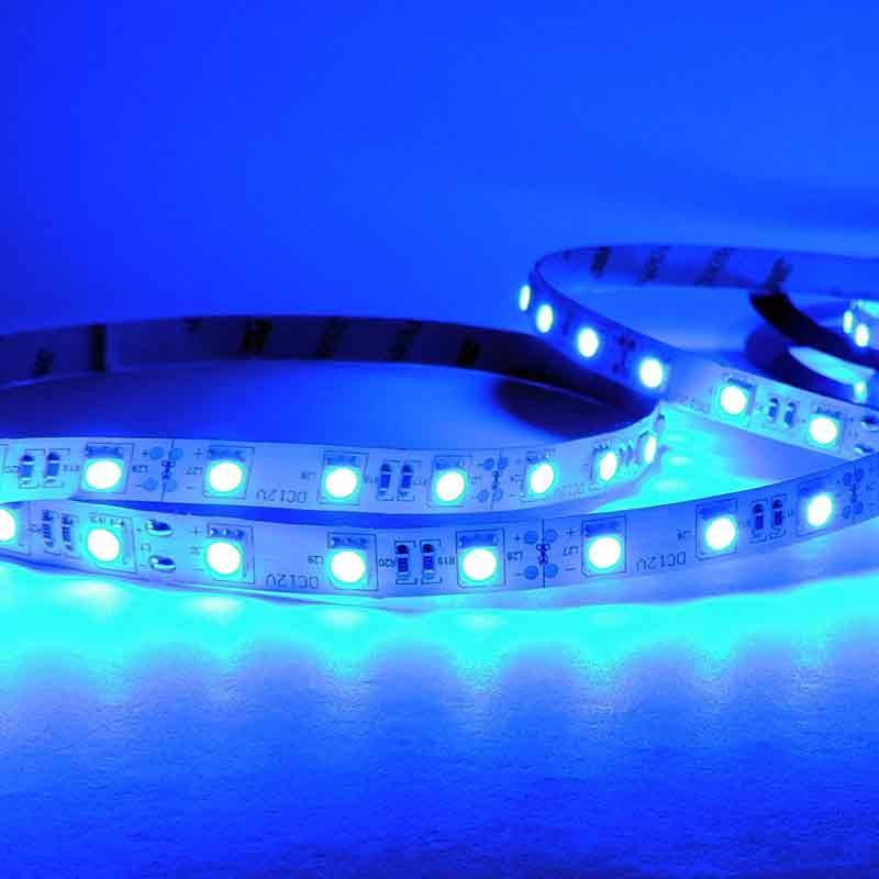 Tira de LED 12V-DC 72W 10mm monocolor IP20 (SMD5050 60cn/m) Rollo 5 metros