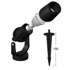 Foco LED con estaca FUMAGALLI MINITOMMY CCT GU10 3,5W