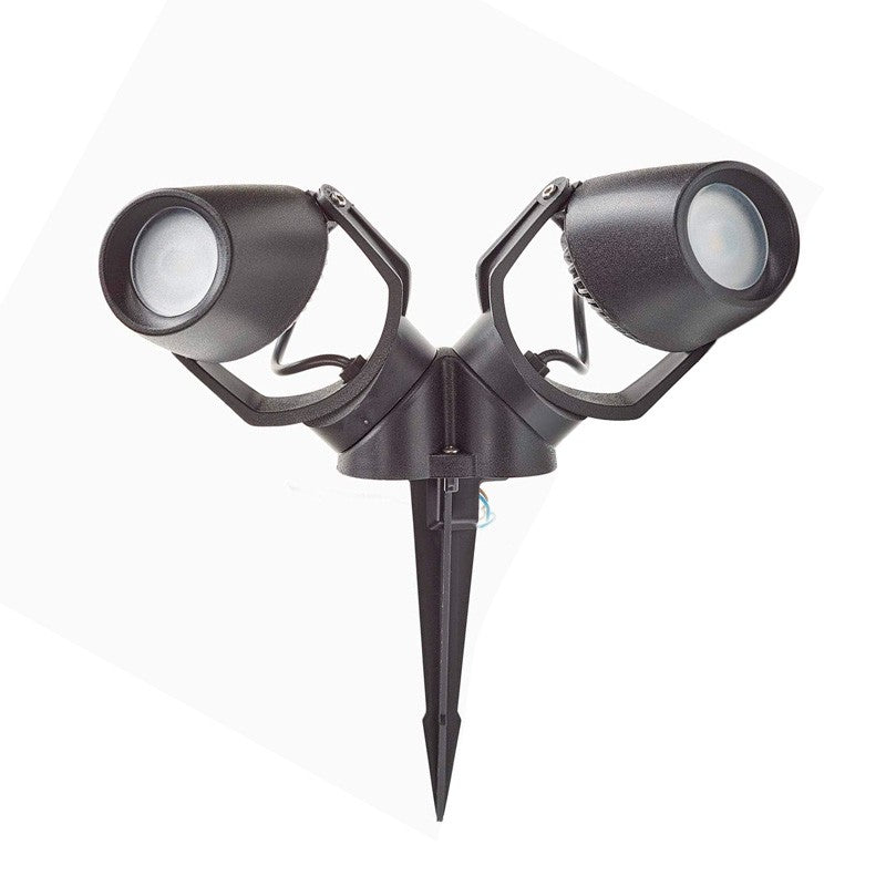 Foco LED doble CCT con pincho FUMAGALLI MINITOMMY 2L GU10 7W