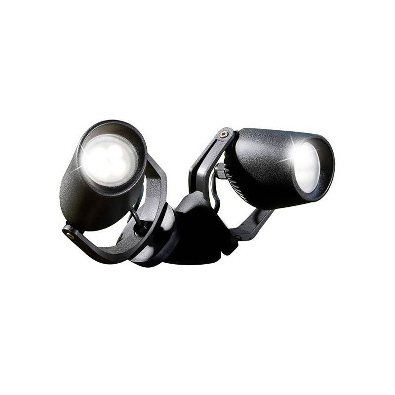 Foco LED doble CCT con pincho FUMAGALLI MINITOMMY 2L GU10 7W