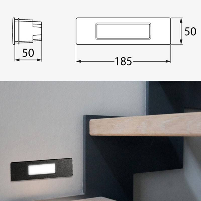 Baliza empotrable FUMAGALLI NINA 190 R7S CCT 7,5W IP55
