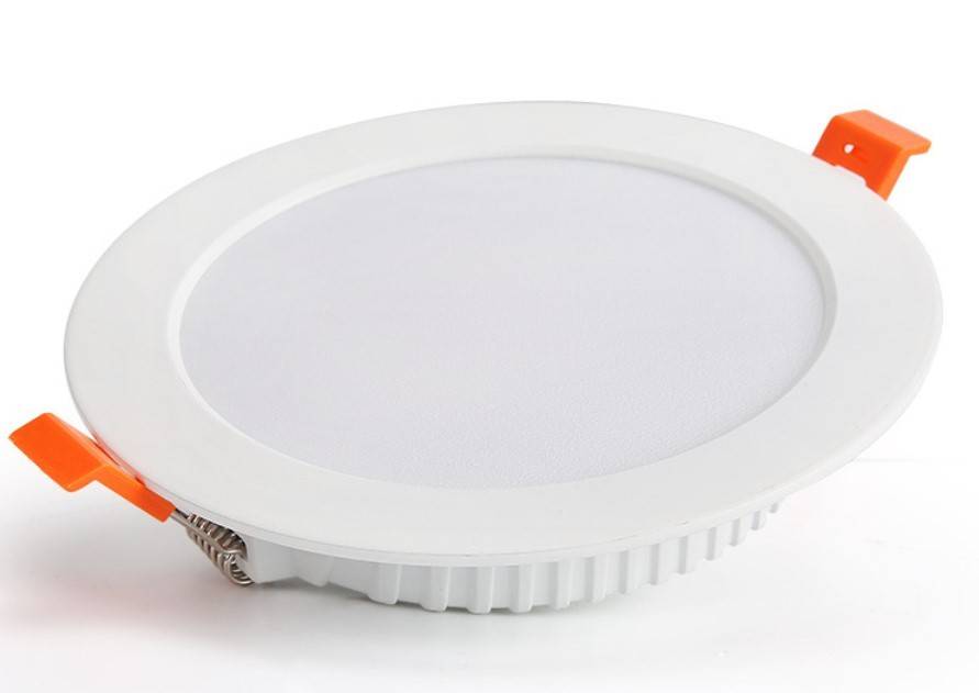 Downlight LED circular empotrable 25W - Uso profesional - Ø190 mm