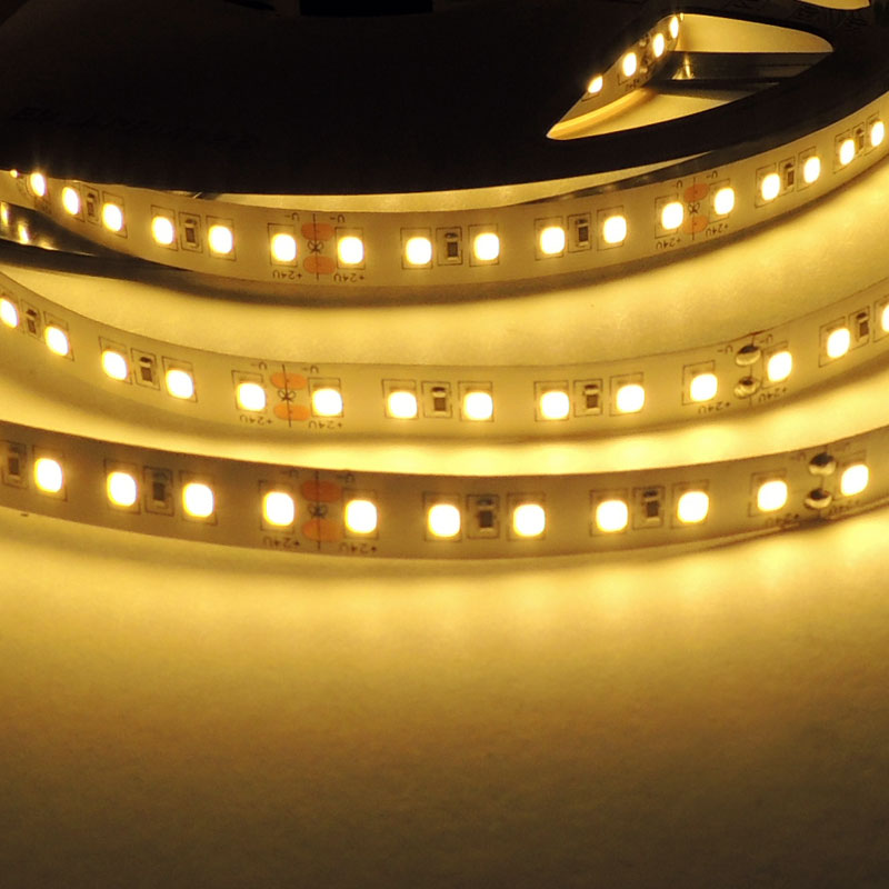 Tira LED 24V DC - 18W/m - Monocolor - 10mm - IP20 - Rollo 5 metros - 120ch/m