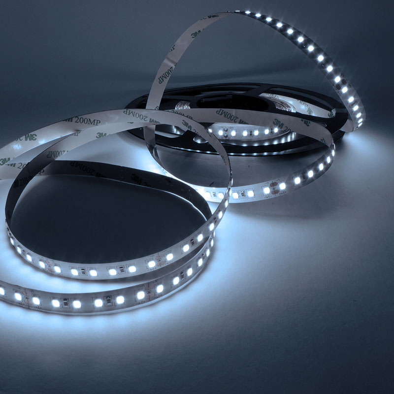 Tira LED 24V DC - 18W/m - Monocolor - 10mm - IP20 - Rollo 5 metros - 120ch/m