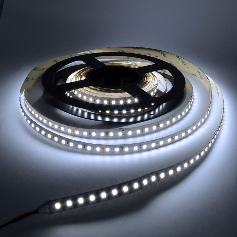Tira LED 24V DC - 18W/m - Monocolor - 10mm - IP20 - Rollo 5 metros - 120ch/m