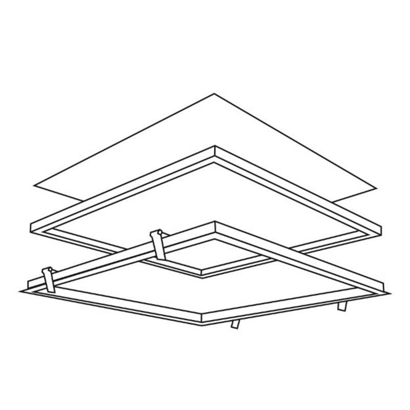 Kit Marco empotrable para Paneles LED 60x60