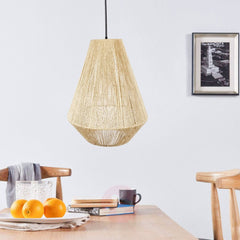Lámpara colgante cuerda natural "ROSS"