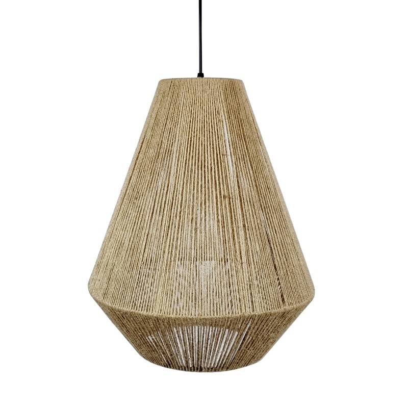 Lámpara colgante cuerda natural "ROSS"