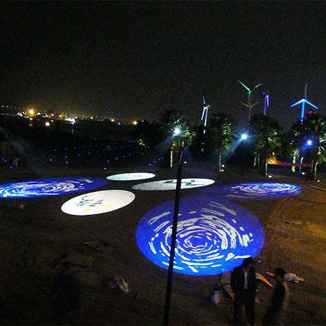 Proyector de logos LED GOBO 40W rotativo exterior - Óptica 20° - IP65