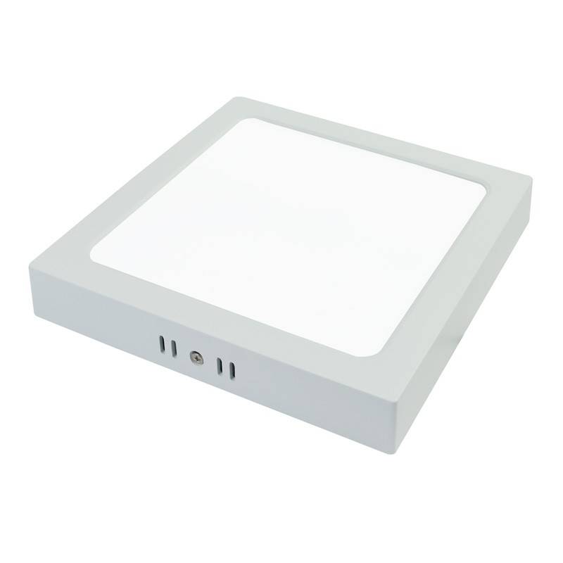 Plafón LED cuadrado 18W Alta Eficiencia